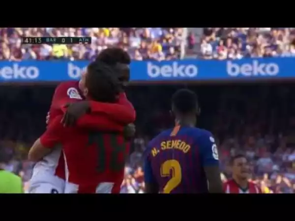 Video: Barcelona vs Athletic Club 1-1 Goal De Marcos 29/09/2018 HD